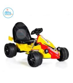 سيارة سباق كهربائية للاطفال -اصفر