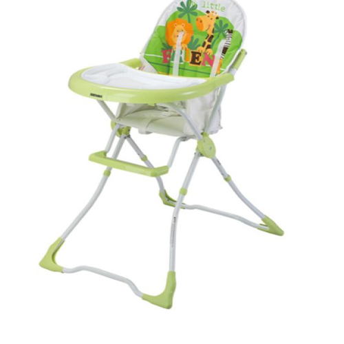 Foldable Baby High Chair - Green