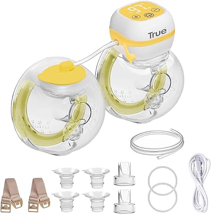 True Wearable double electric breast pump 