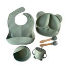 silicon feeding set 6pcs 