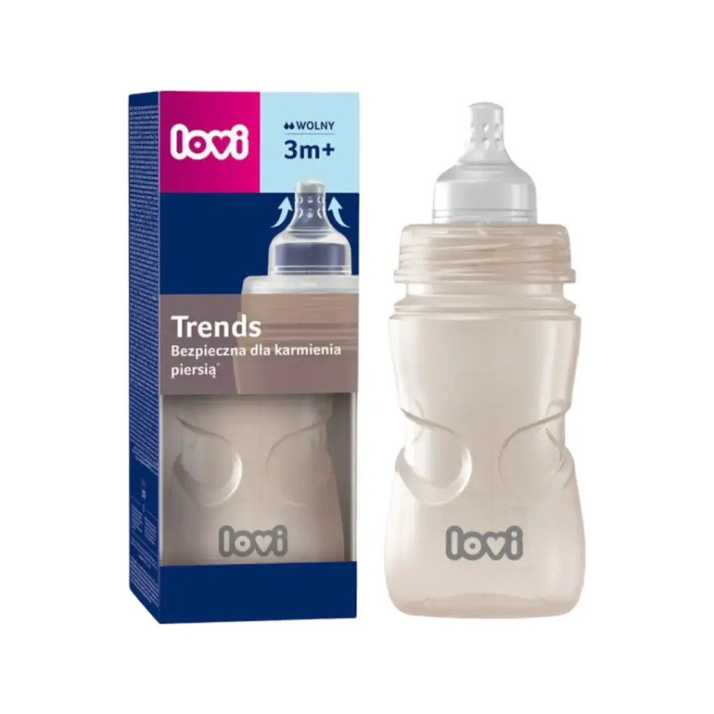 Lovi trends bottle 250 ml 3+ beige 