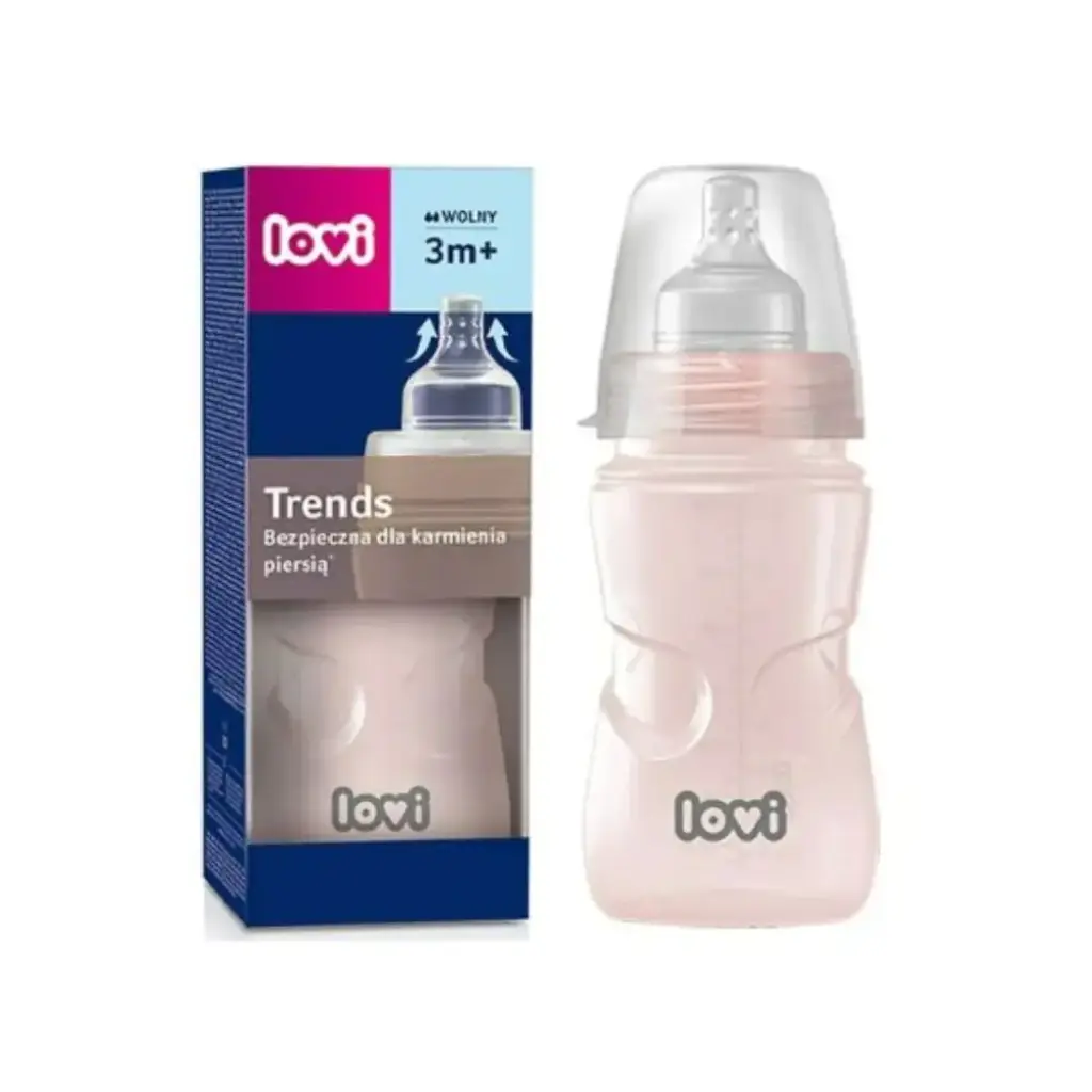 Lovi trends bottle  250 ml +3 pink 