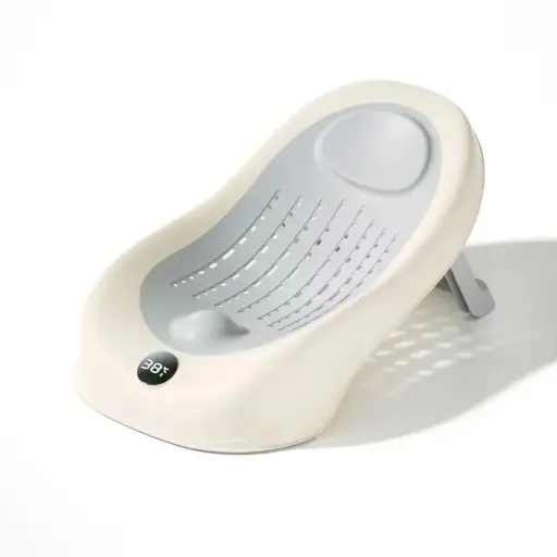 bath silicon chair with thermometer 